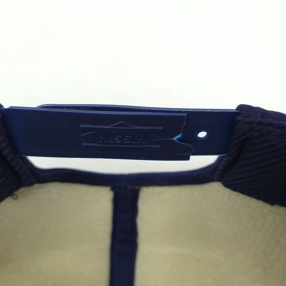 Vintage Nissin Snapback Foam Trucker Cap Hat C&G Auto Parts Tupelo MS Blue - Picture 10 of 11